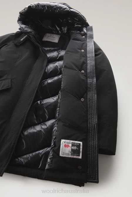 Woolrich Women Arctic Parka in Ramar Cloth Black Clothing J026357