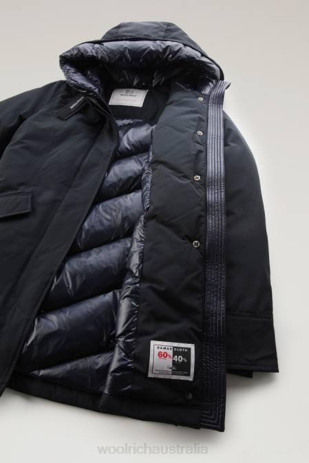 Woolrich Women Arctic Parka in Ramar Cloth Dark Navy Clothing J026367