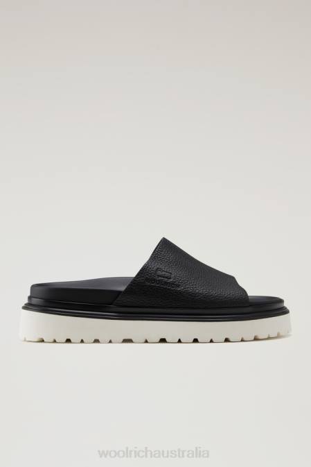 Woolrich Women Sandals with Oversized Sole Black Footwear J026123